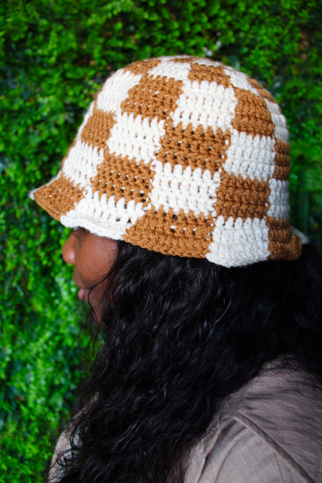 Warm Cinnamon Checkered