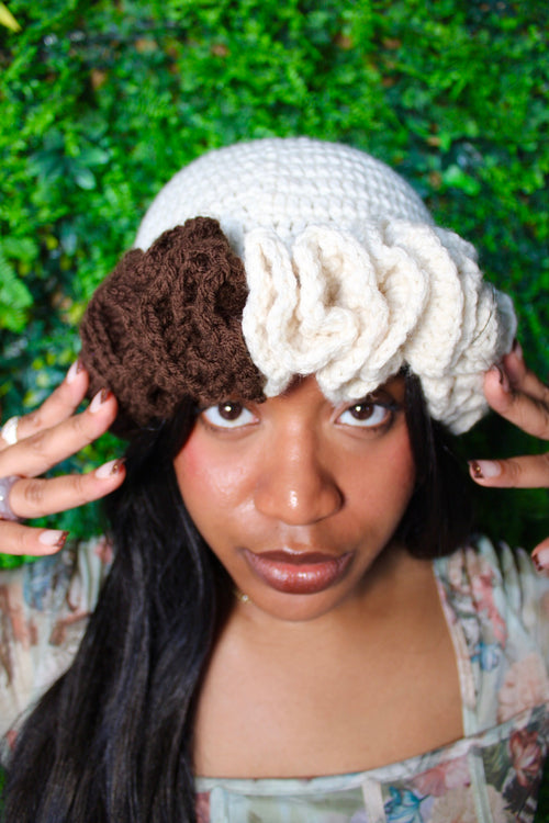 Cocoa Beige Ruffle